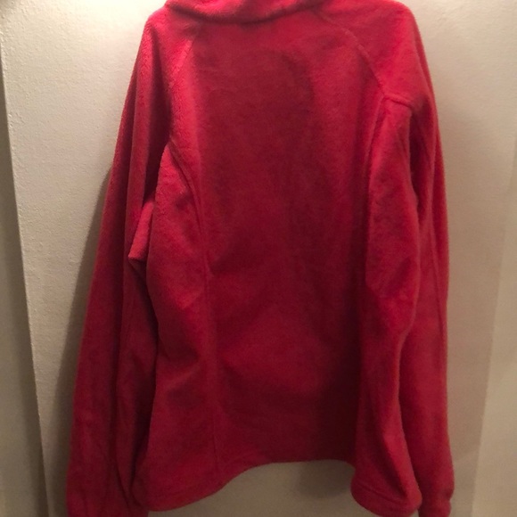 Columbia Pink Fuzzy Women’s Zip Up Jacket - Picture 2 of 3